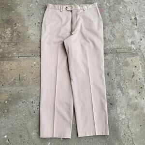 Vintage Jos. A. Bank Pants Mens 36x31 Brown Relaxed Work Office Formal Holiday